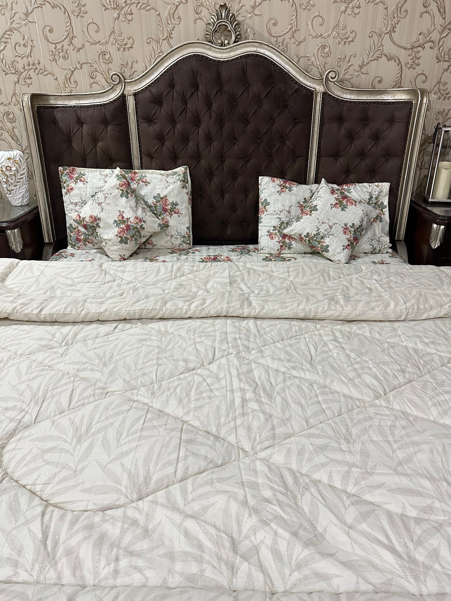 Cream King sized Comforter