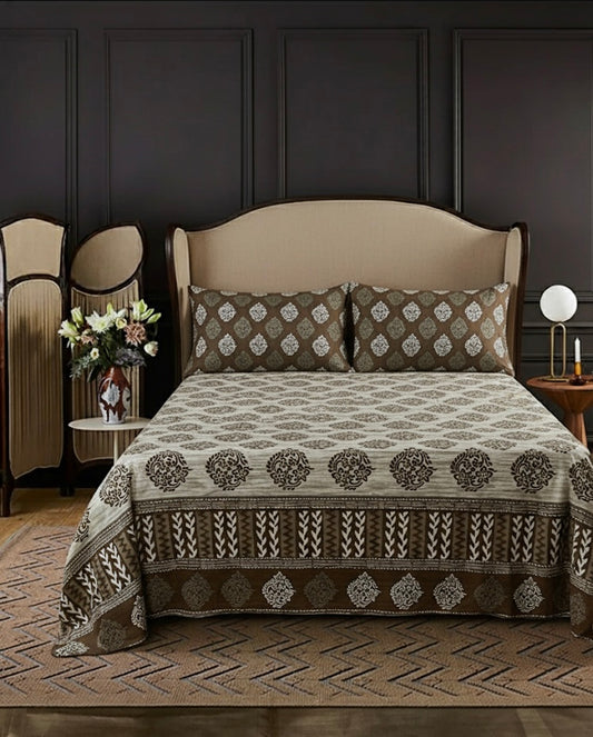 Ethereal 25 | King Sized Bedsheet