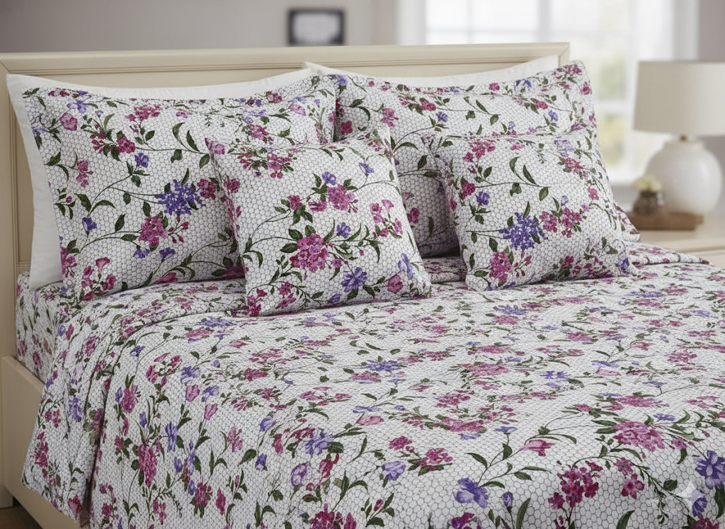 Cotton-Satin 8-Piece Comforter Set