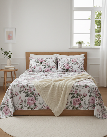 Blossom | King Sized Fitted Sheet