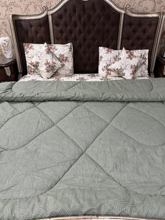 Olive Queen sized Comforter