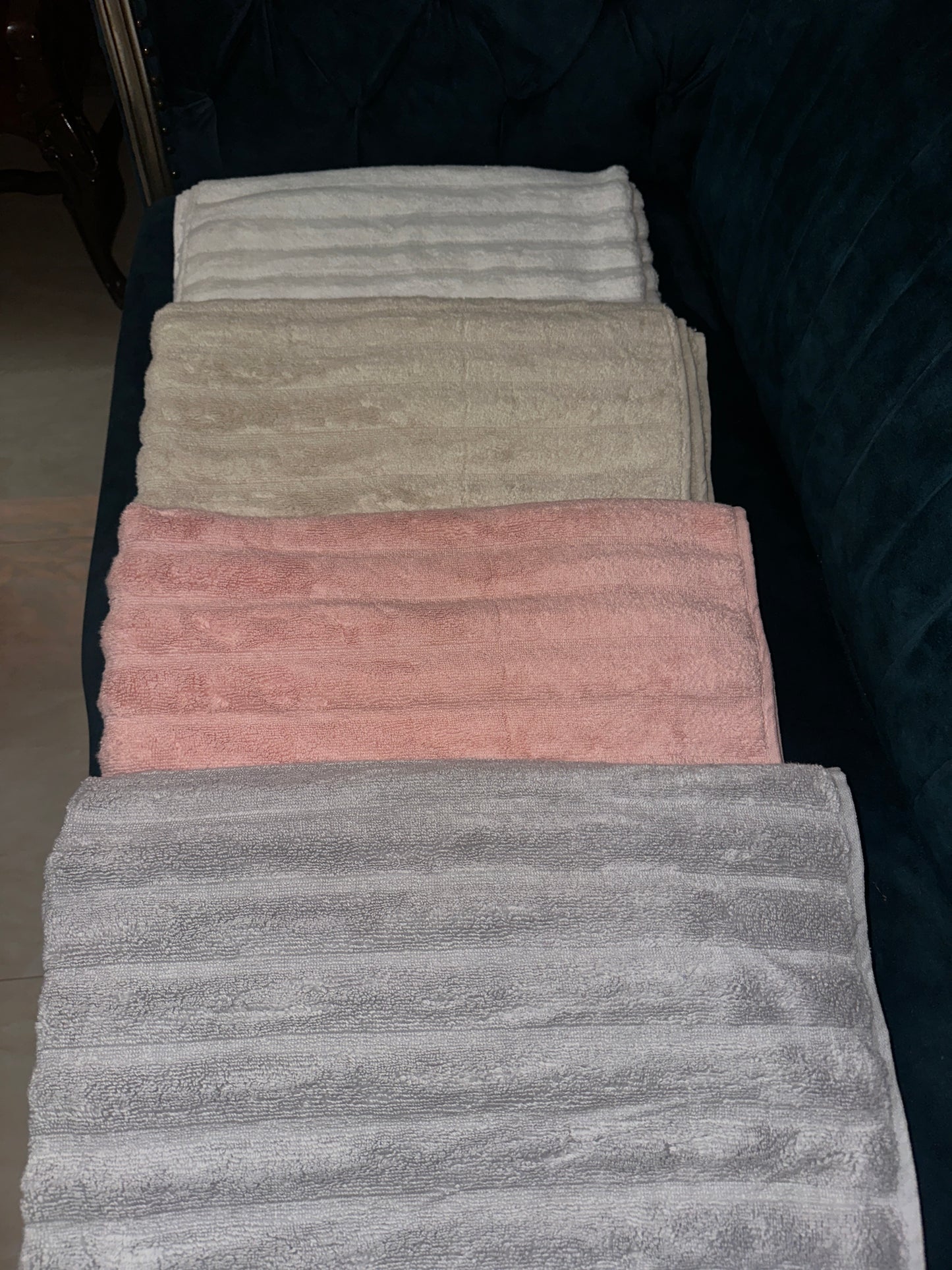 Platinum Collection | Silver Fog Zero Twist Bath sheet